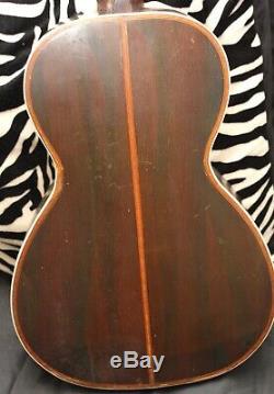 1920's-30's Chicago-Made Parlor Guitar. No Maker Marking. Restored