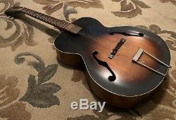 1930s 1940s 1950s Kay Archtop Acoustic Guitar Made In Usa Vintage Antique