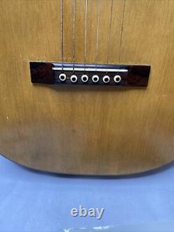 1930s Regal Natural Finish Acoustic Guitar 5210 Made In Chicago Includes Case