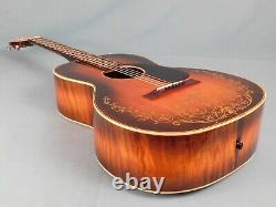 1933 Kay Kraft Made Oahu Model 68b Jumbo Acoustic Guitar. 12 Fret Neck