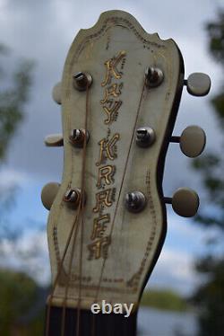 1933 Kay Kraft Venetian Archtop Guitar Gold Leaf Stencil Made in USA OHSC