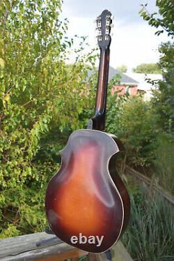 1933 Kay Kraft Venetian Archtop Guitar Gold Leaf Stencil Made in USA OHSC