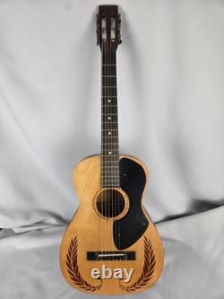 1934 Supertone Parlor Guitar NECK RESET Stencil Harmony Made In USA Acoustic