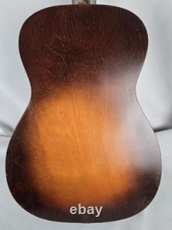 1934 Supertone Parlor Guitar NECK RESET Stencil Harmony Made In USA Acoustic