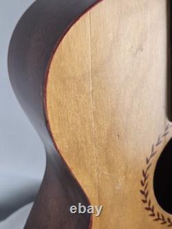 1934 Supertone Parlor Guitar NECK RESET Stencil Harmony Made In USA Acoustic