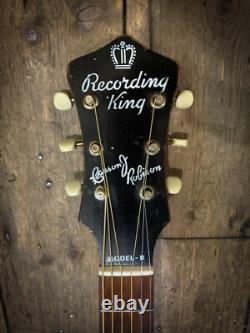 1938 Gibson-made Recording King Carson Robison Model K Flattop acoustic guitar