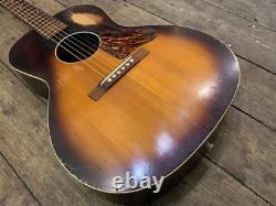 1938 Gibson-made Recording King Carson Robison Model K Flattop acoustic guitar