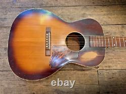 1938 Gibson-made Recording King Carson Robison Model K Flattop acoustic guitar
