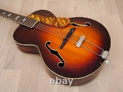 1940s Regal Vintage Archtop Acoustic Guitar, Spruce & Mahogany, USA-Made with Case