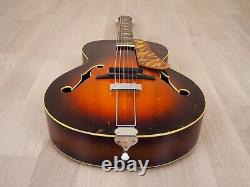 1940s Regal Vintage Archtop Acoustic Guitar, Spruce & Mahogany, USA-Made with Case