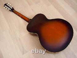 1940s Regal Vintage Archtop Acoustic Guitar, Spruce & Mahogany, USA-Made with Case