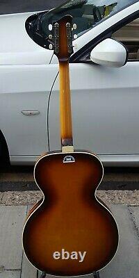 1950's Graubner Rex Acoustic Guitar Made In Germany Nice Player Jazz Classic