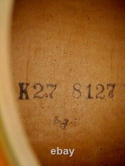 1950s Kay K27 Jumbo X-Braced Vintage Acoustic Guitar, USA-Made & Crack-Free