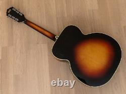 1950s Kay K27 Jumbo X-Braced Vintage Acoustic Guitar, USA-Made & Crack-Free