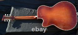 1950s Melodija Archtop hollowbody Jazz Acoustic Guitar made in Slovenia