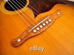 1969 Harmony H167 Vintage Acoustic Guitar Sunburst USA-Made