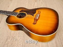 1969 Harmony H167 Vintage Acoustic Guitar Sunburst USA-Made