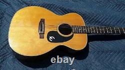 1970's Epiphone Acoustic Guitar, FT-130, Made in Japan, Blue Label