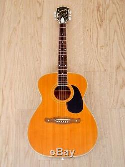 1971 Harmony Sovereign H182 Vintage Acoustic Guitar Clean & Serviced USA-Made