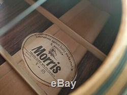 1972 Morris W-40 Acoustic Western Guitar (Made in Japan)