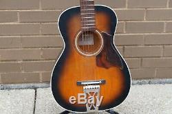 1975 Harmony H1221 Sunburst Acoustic 3/4 Parlor Guitar, Made in USA, 319.1221000