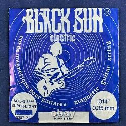 1976 VINTAGE Black Sun Electric& Acoustic Made in France Guitar Strings Set of 6