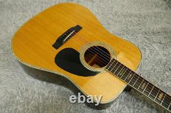 1976made Vintage Acoustic guitar K YAIRI YW-600 Solid Spruce Ebony Made in Japan