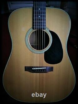 1979 Sigma DM18 Guitar with Blue Martin Case Solid Spruce Top MIJ Made in Japan