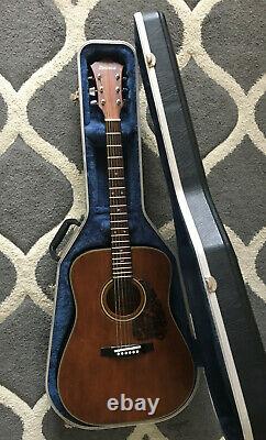 1980 Ibanez S300SV Acoustic Guitar Made in Japan + Hard Case RARE