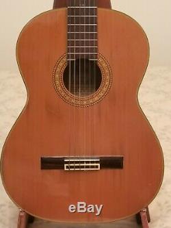 1980s Takamine C-132S Classical Guitar made in Japan with used Hard Case Good Cond