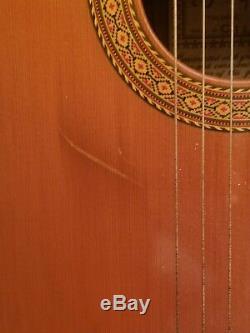 1980s Takamine C-132S Classical Guitar made in Japan with used Hard Case Good Cond