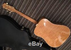 1980s USA-made Guild D30 Maple Dreadnought, Roadworn & Original Hard Shell Case