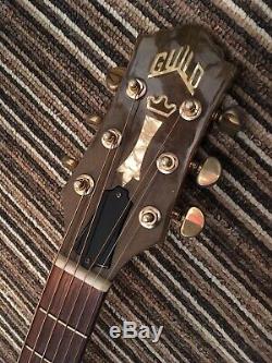 1980s USA-made Guild D30 Maple Dreadnought, Roadworn & Original Hard Shell Case