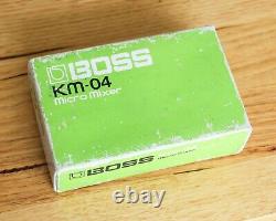 1982 Boss KM-04 Micro Mixer with Box and Paperwork Made in Japan