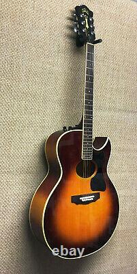 1990s Guild Westerly F45-CE Sunburst Cutaway USA Made Acoustic Electric Guitar