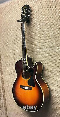 1990s Guild Westerly F45-CE Sunburst Cutaway USA Made Acoustic Electric Guitar