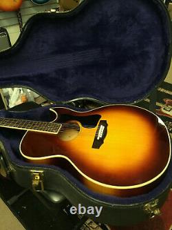1990s Guild Westerly F45-CE Sunburst Cutaway USA Made Acoustic Electric Guitar