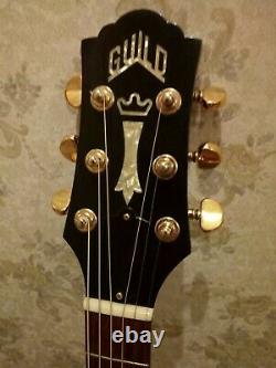 1993 Guild D6 made in USA D40 Mahogany, scalloped braces all solid