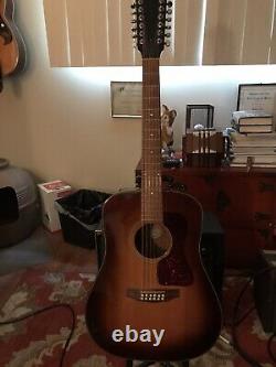 1996 Guild D25-12. Made In Westerly RI USA. VG Condition withOHSC and added pickup