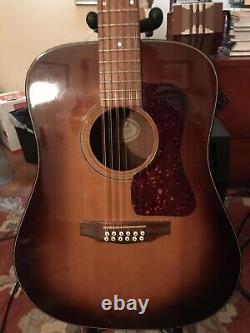 1996 Guild D25-12. Made In Westerly RI USA. VG Condition withOHSC and added pickup