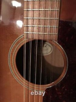 1996 Guild D25-12. Made In Westerly RI USA. VG Condition withOHSC and added pickup