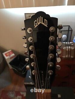 1996 Guild D25-12. Made In Westerly RI USA. VG Condition withOHSC and added pickup