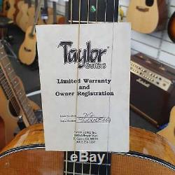 1996 Taylor 712 Grand Auditorium Acoustic Guitar and Hard Case Made in USA
