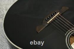2011 made Solid Spruce top High quality Acoustic Guitar Jamse JF-400 Black