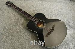 2011 made Solid Spruce top High quality Acoustic Guitar Jamse JF-400 Black