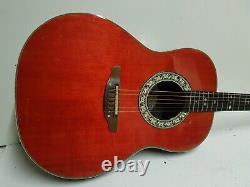 70's OVATION ELECTRO ACOUSTIC made in USA FISHMAN PICKUP