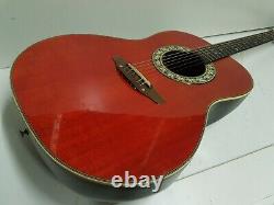 70's OVATION ELECTRO ACOUSTIC made in USA FISHMAN PICKUP