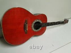 70's OVATION ELECTRO ACOUSTIC made in USA FISHMAN PICKUP