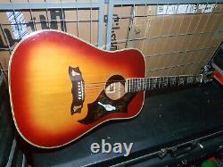 70's UNIVOX DOVE DREADNOUGHT Made in IBANEZ JAPAN FACTORY