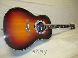 80's OVATION ELECTRO ACOUSTIC STEEL STRING Made in USA